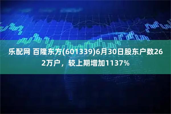 乐配网 百隆东方(601339)6月30日股东户数262万户，较上期增加1137%