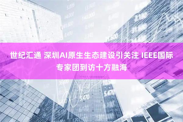 世纪汇通 深圳AI原生生态建设引关注 IEEE国际专家团到访十方融海