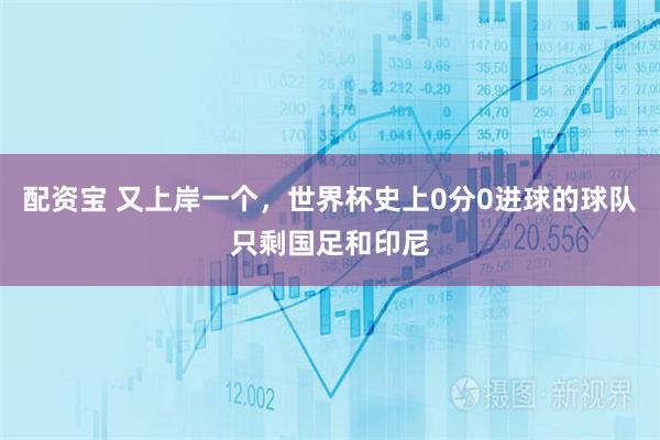 配资宝 又上岸一个，世界杯史上0分0进球的球队只剩国足和印尼
